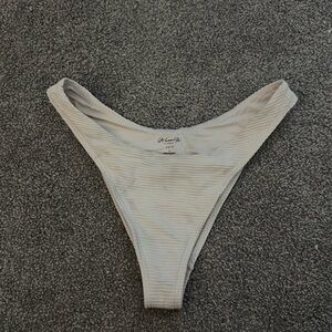 LA hearts pacsun medium white bikini bottoms